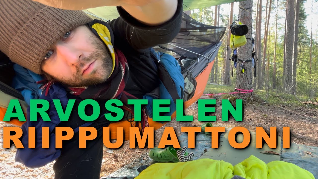 Mitä kannattaa ottaa huomioon riippumattoa ostaessa? Arvostelussa Amazonas Moskito Traveller Thermo