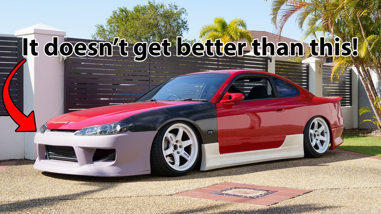 S15 Silvia Transformation: Installing the GP Sports Front Bumper!