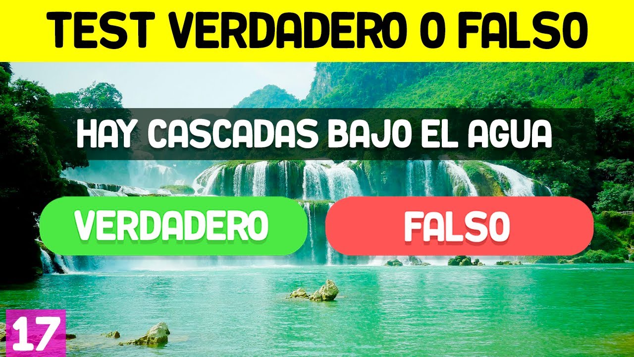 Un TEST sencillo ¿Cuantas puedes acertar? TEST de VERDADERO o FALSO | Test/Trivial/Quiz | BAZUM