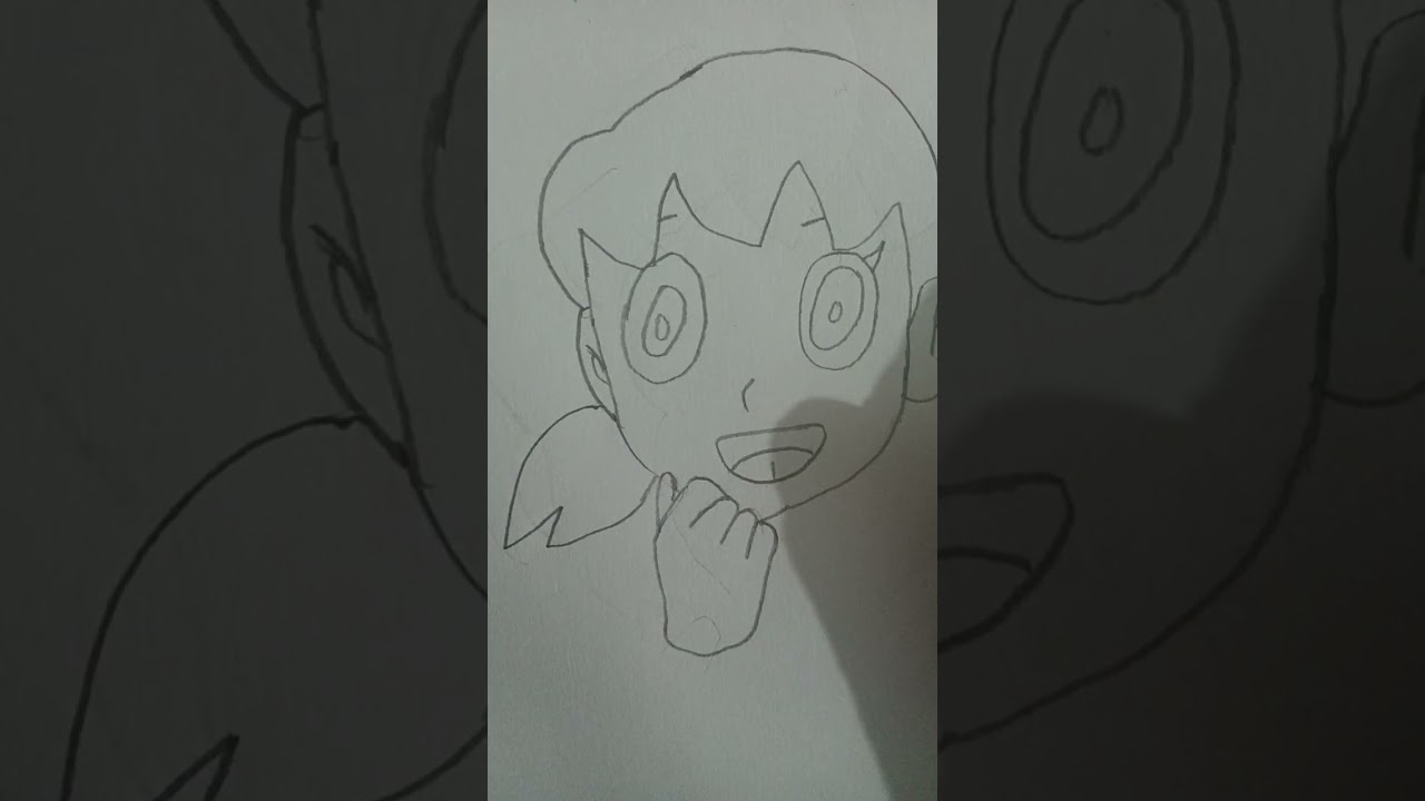 How to make shizuka anime full detail drawing 