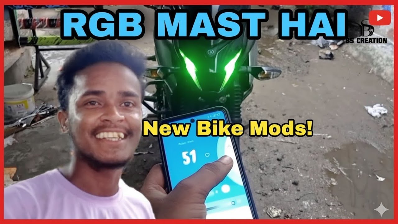  Bhai khush hogaya 😲😂 || RGB LIGHT BLUETOOTH SYSTEM || 