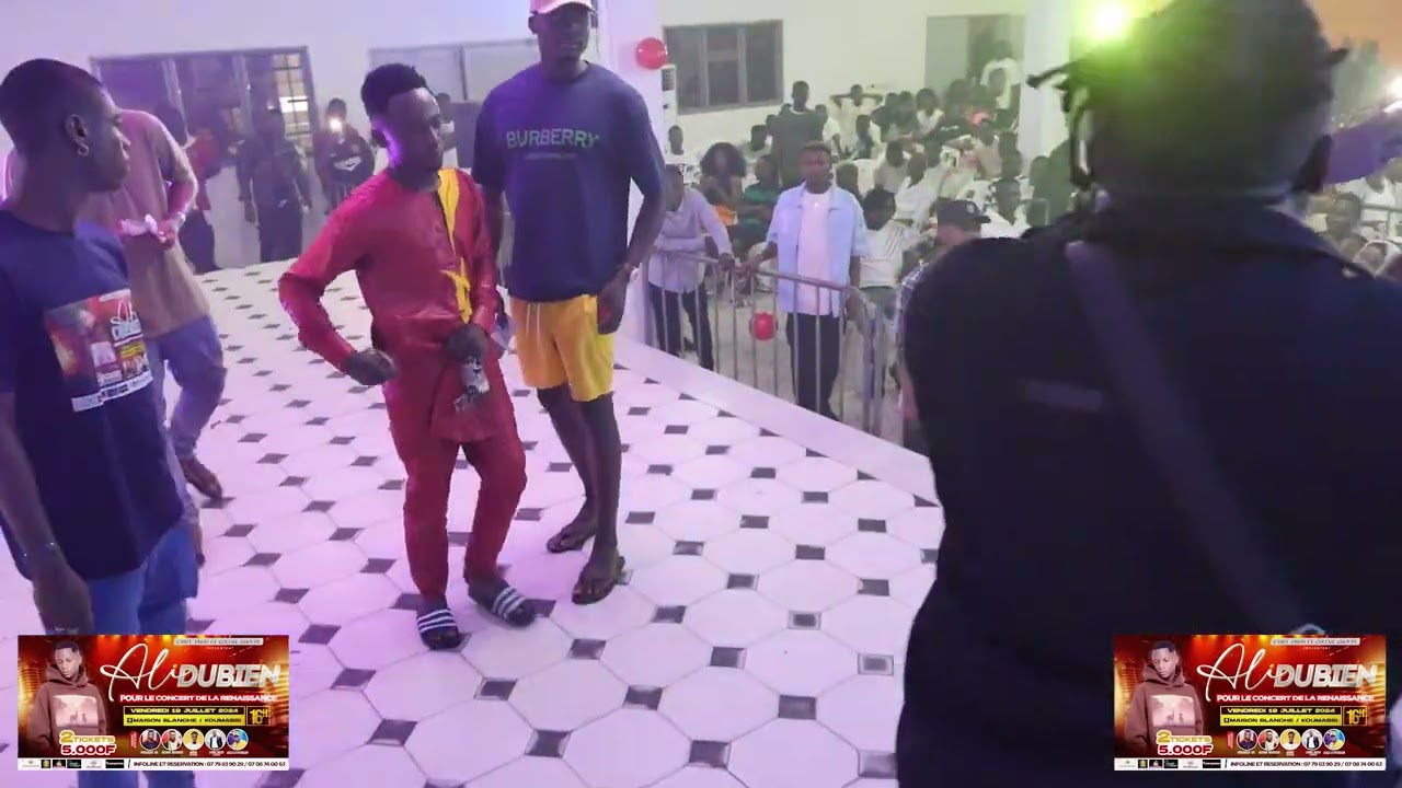PRESTATION DE ALELE LE PETROLIER AU CONCERT DE ALI DUBIEN