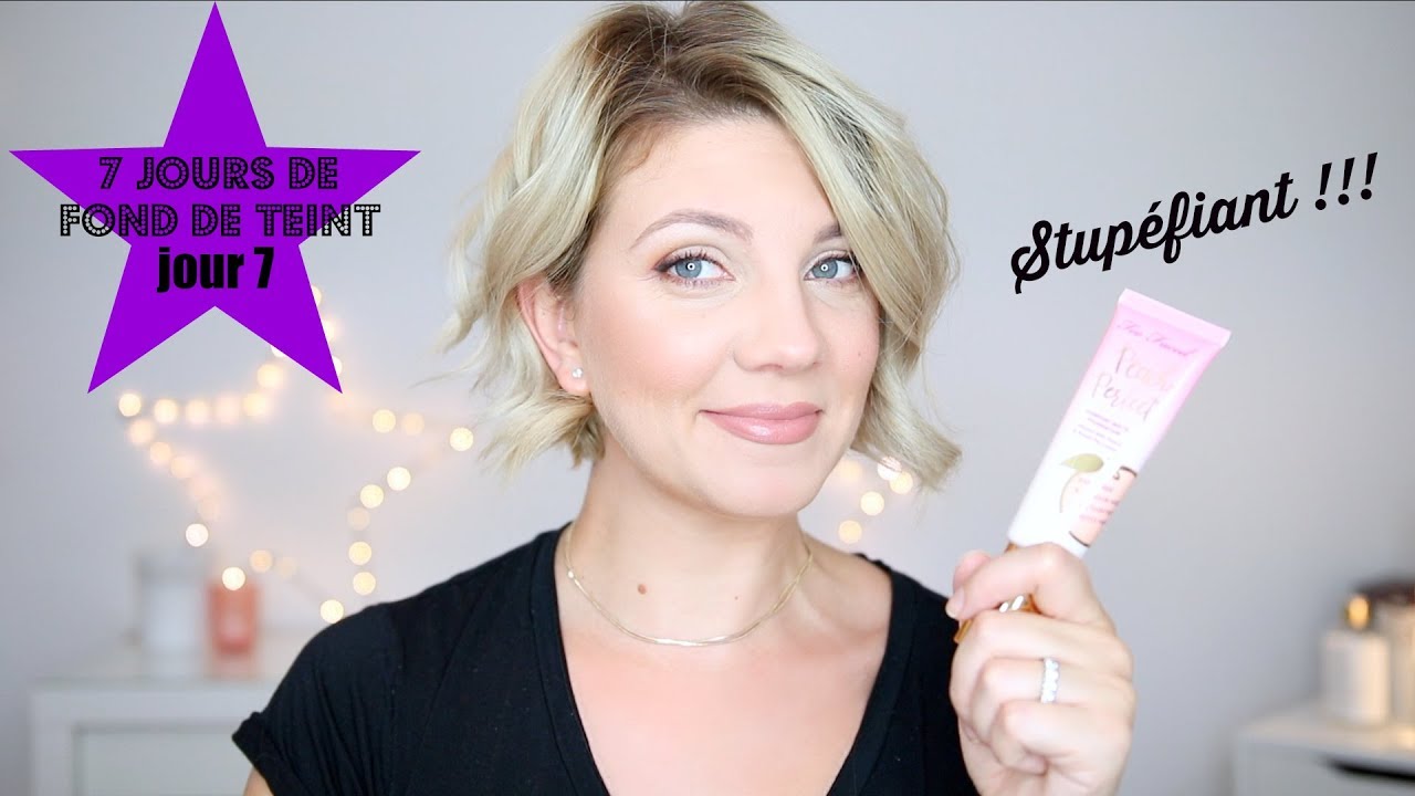 Peach Perfect, Too Faced : 7 jours de fond de teint, jour 7