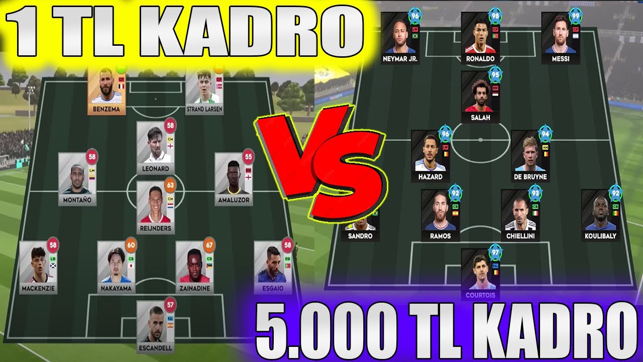 1 TL LİK KADROYA KARŞI TURNUVA FİNALİ - DLS 23 - DREAM LEAGUE SOCCER 2023