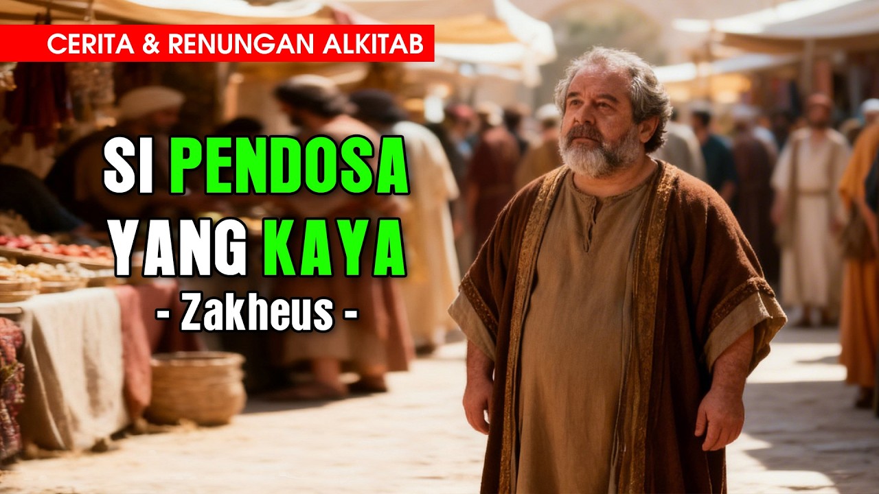 ZAKHEUS Si Pendosa Kaya - Cerita Alkitab #firmantuhan #alkitab #mujizat #renungan #ceritaalktiab