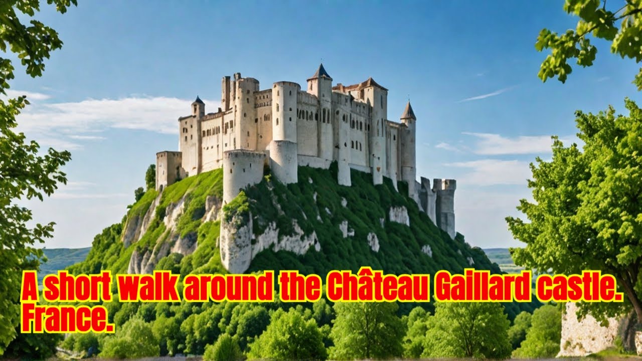 Короткая прогулка по замку Шато-Гайар.Франция.