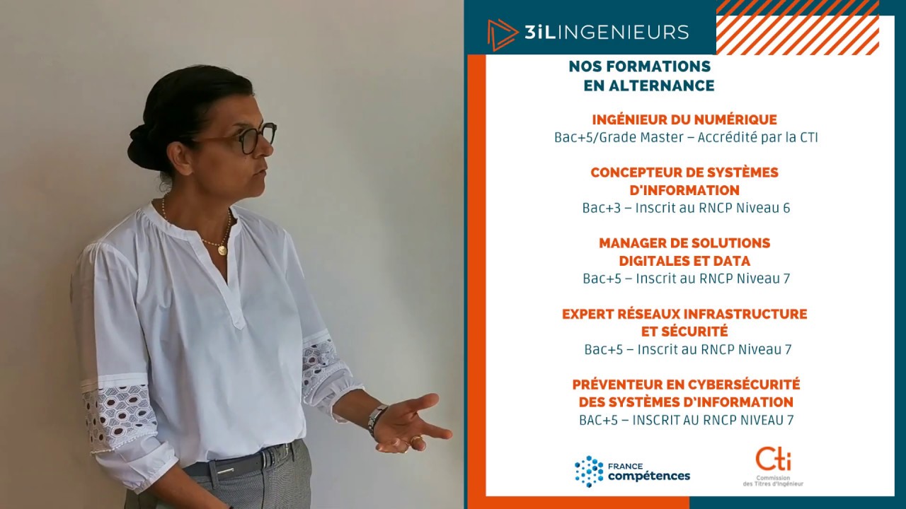 Apprentissage Now #3 : Présentation des formations par 3iL Ingénieurs