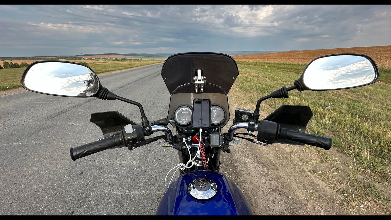 (ТРАССА М5) Девочка на юбрике из Сибири на Кавказ / 5 серия на yamaha ybr 125 и honda vfr1200