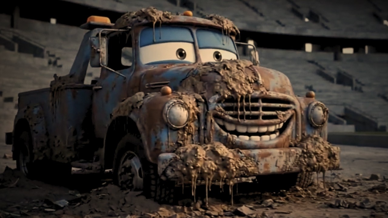 ASMR Cartoon Car Restoration – Rusty Tow Truck Rebuilt Into Perfect Animation (Satisfying)