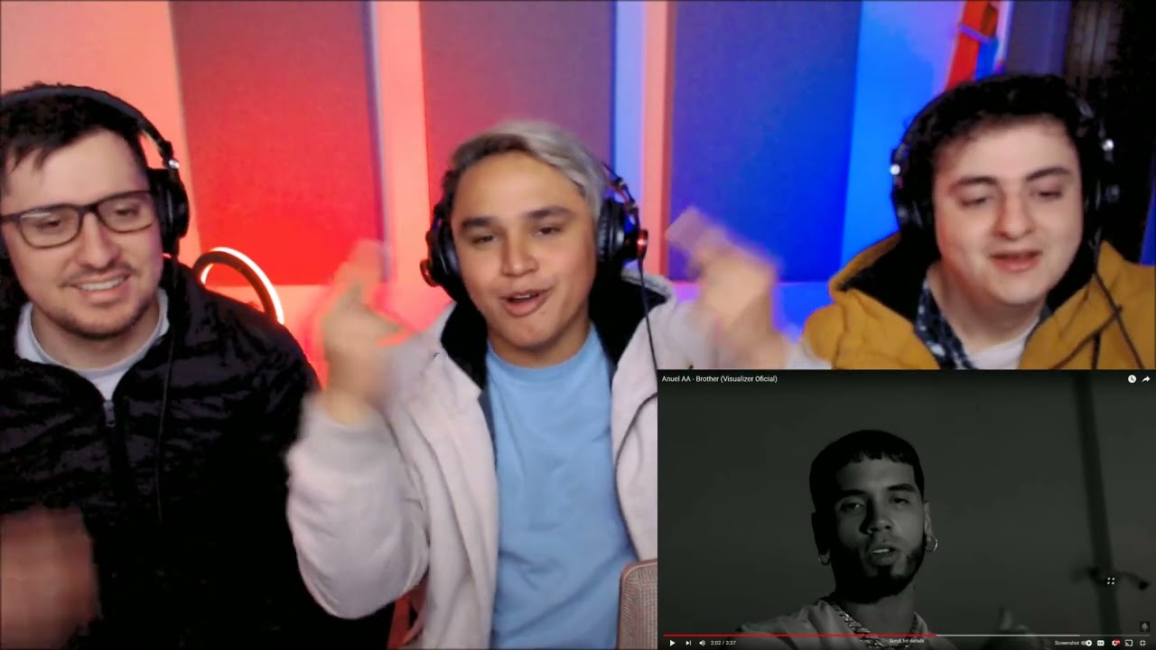 [Reacción] Anuel AA - Brother (Visualizer Oficial) | ANYMAL LIVE 🔴