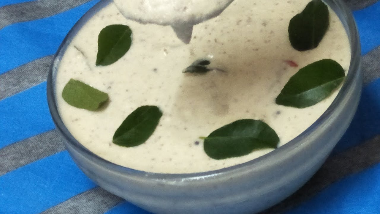 കേരളാ സദ്യ സ്റ്റൈല്‍ തൈര് പച്ചടി/Kerala sadya style Curd Pachadi