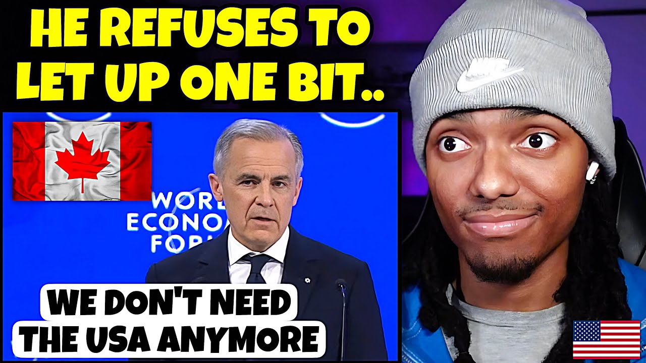 AMERICAN REACTS to Mark Carney’s Davos Speech | The End of U.S. Dominance