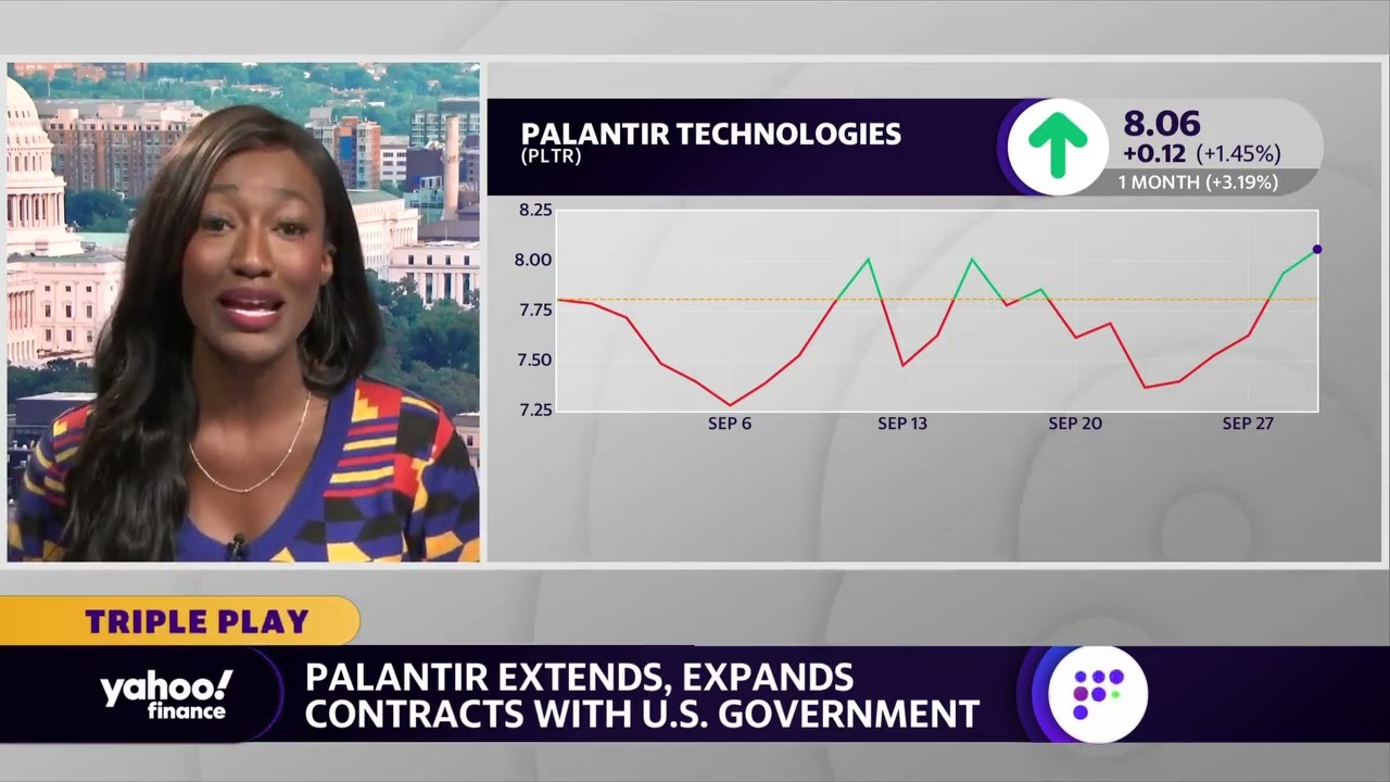 Palantir extends and expands contracts with U.S. government