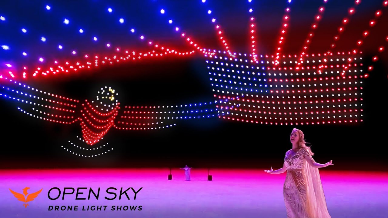 God Bless America - 450 Drones Brings July 4th to Life at the Bonneville Salt Flats