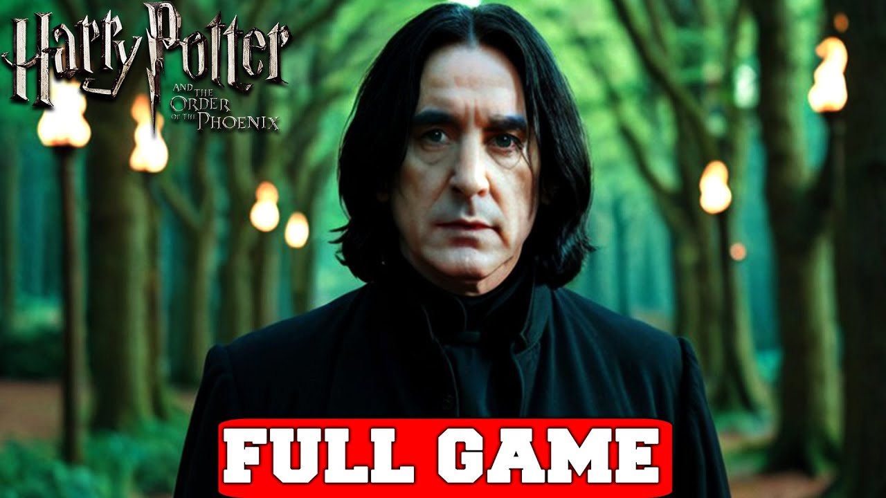 HARRY POTTER AND THE ORDER OF THE PHOENIX Gameplay Walkthrough FULL GAME No Commentary (PC 4K 60FPS)