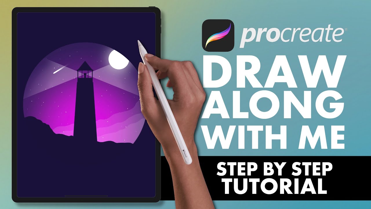 #1 Procreate Tutorial - draw along with me for beginners