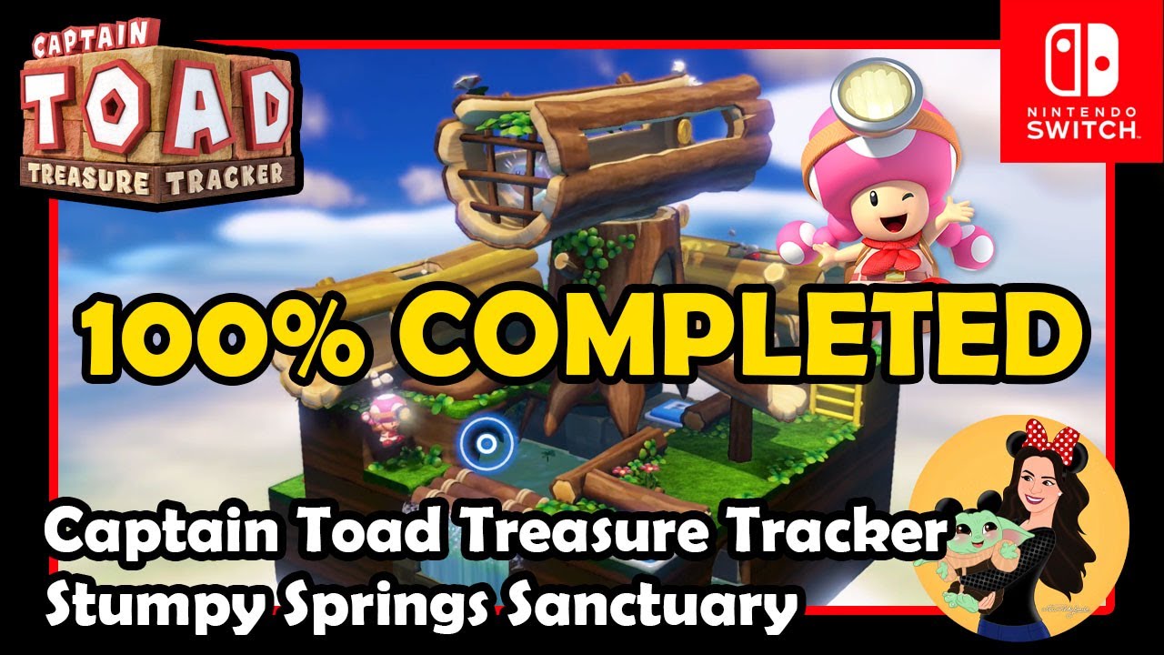 STUMPY SPRINGS SANCTUARY GEMS, STAR & BONUS (Episode 3 Level 5 (3-5)) -Captain Toad Treasure Tracker