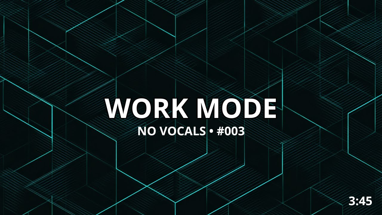 Deep House for Work & Focus (No Vocals) | WorkWaves #003 — Work Mode
