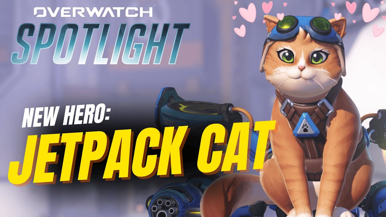 NEW HERO: Jetpack Cat Ability Breakdown | Overwatch Spotlight