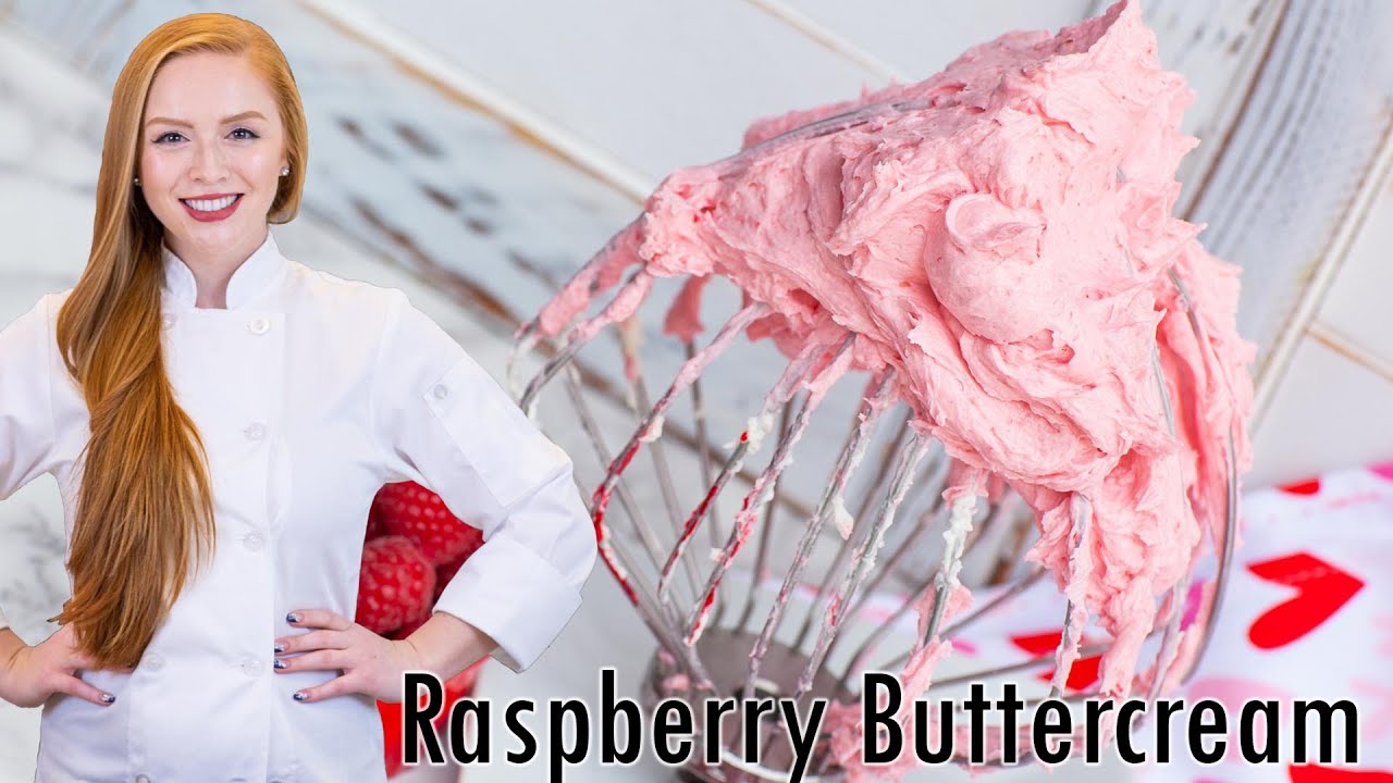 The BEST Raspberry Buttercream Recipe - with Real Raspberry Flavor!!