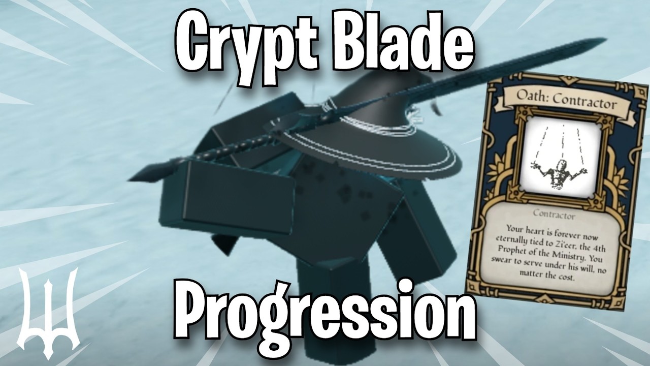 Я разработал лучшую сборку для Crypt Blade в Deepwoken.