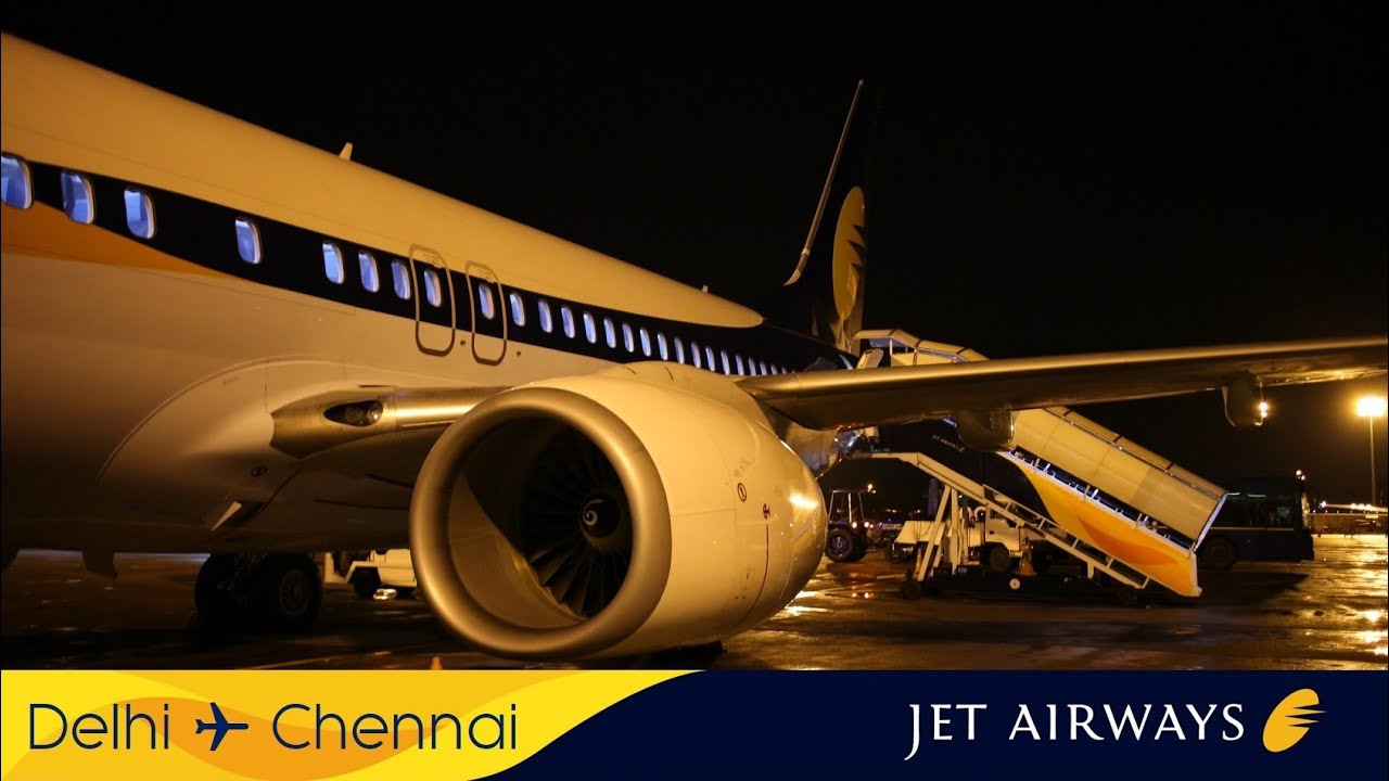 Jet Airways 9W 739 Delhi (DEL) - Chennai (MAA)