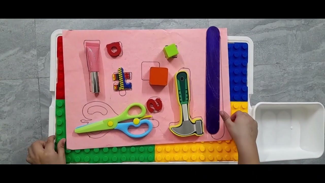Fine Motor Skills Activity | Trace it & Place it | | Learn by fun activity | Play activity