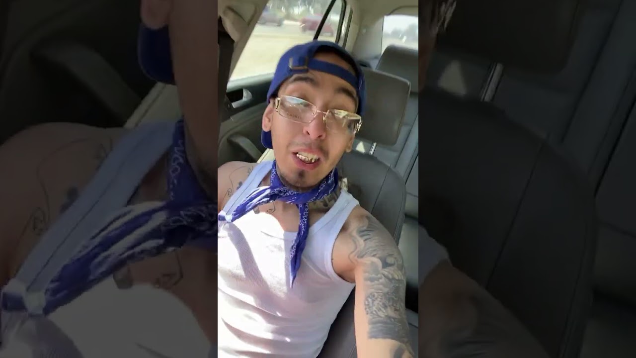 Sure&ntilde;o stays strapped while mobbing through Stockton #rap #music #hiphopmusic #rapper #hiphop #short