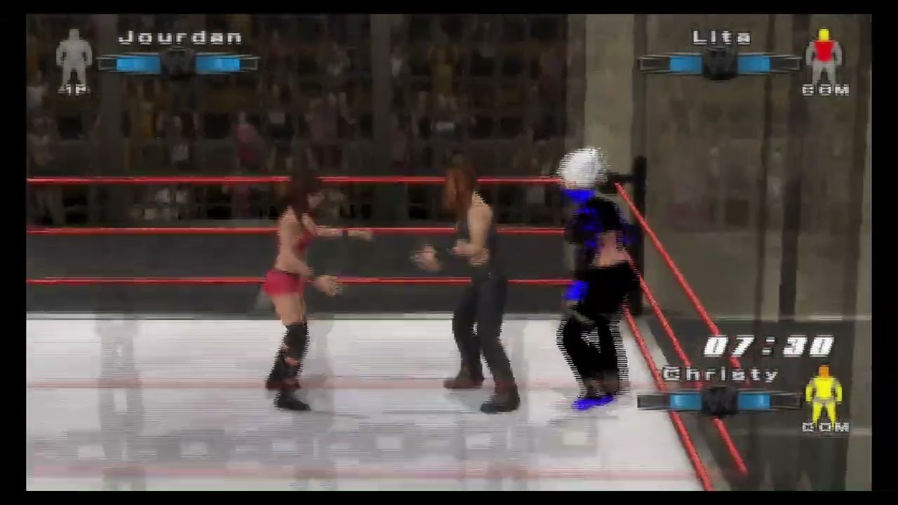 WWE SmackDown Vs Raw 2006 - Divas Elimination Chamber Match Hack