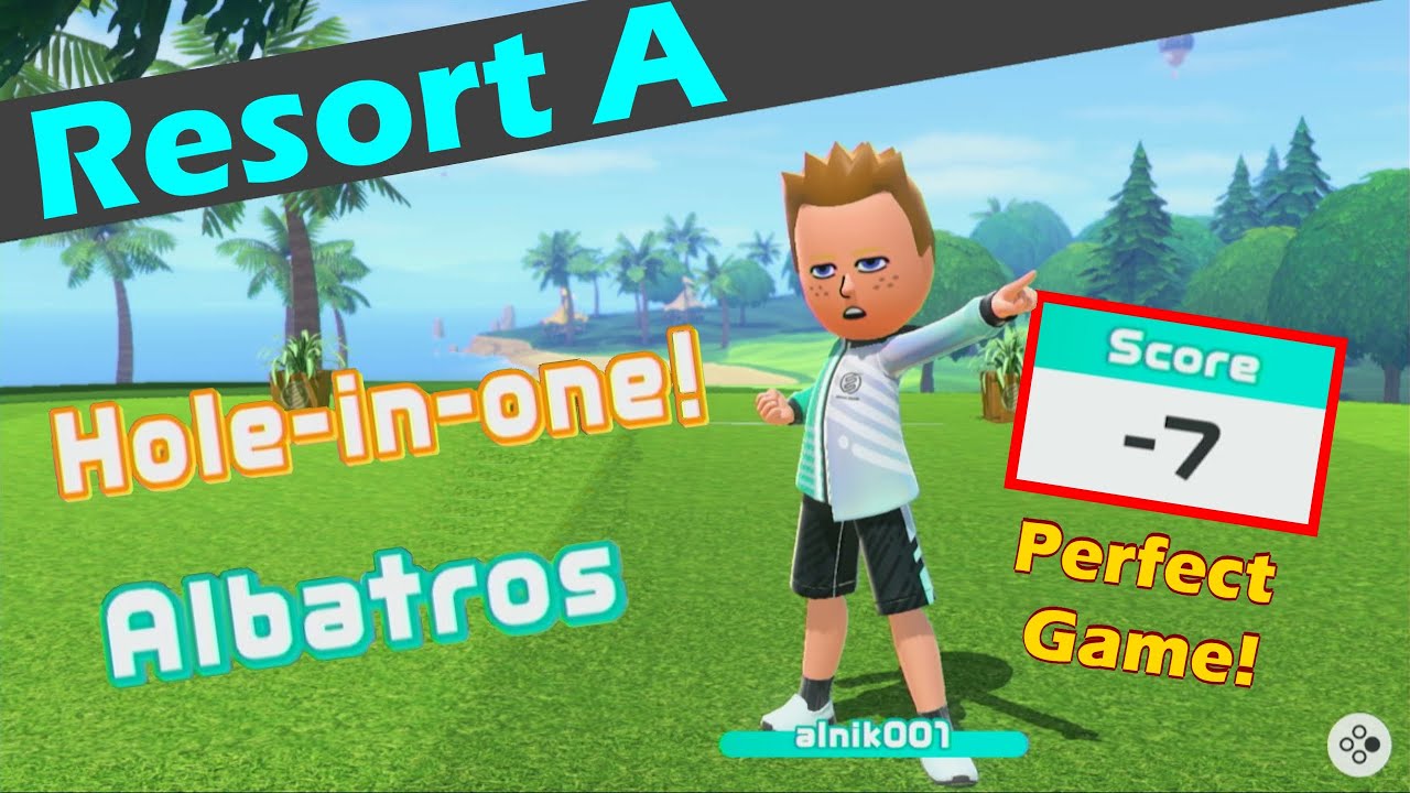 Switch Sports Golf (3 Holes) | Resort A [-7] *WR* best possible score