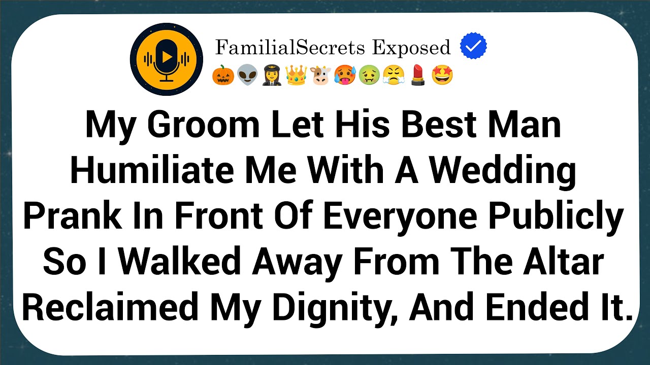 My Groom Let His Best Man Humiliate Me With A Wedding Prank In Front Of Everyone Publicly, So I...