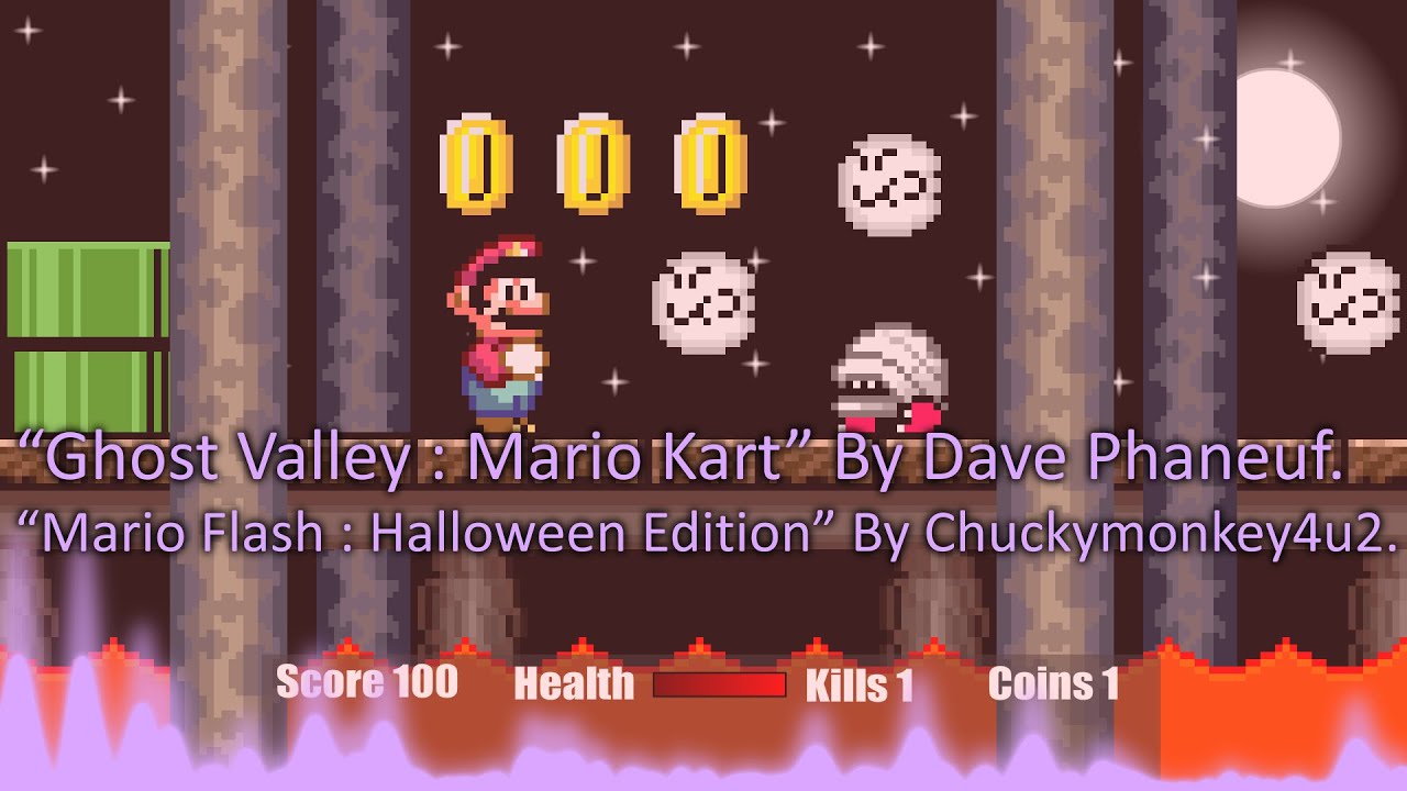 Mario Flash: Halloween Edition ~ Boo Pass SOUNDTRACK!
