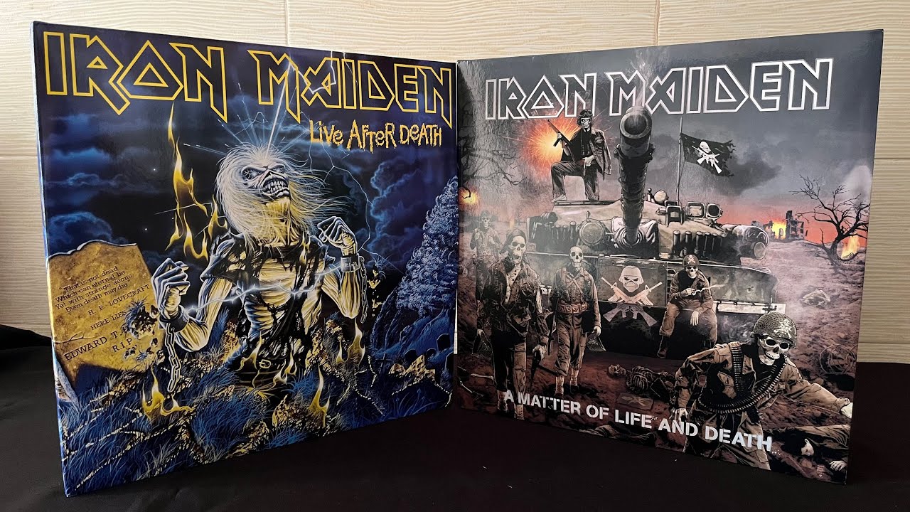 🪄🎁 Iron Maiden - 💀 Live After Death 💀 A Matter of Life and Death 💀 Vinyl Unboxing / Presentation 🎁🪄