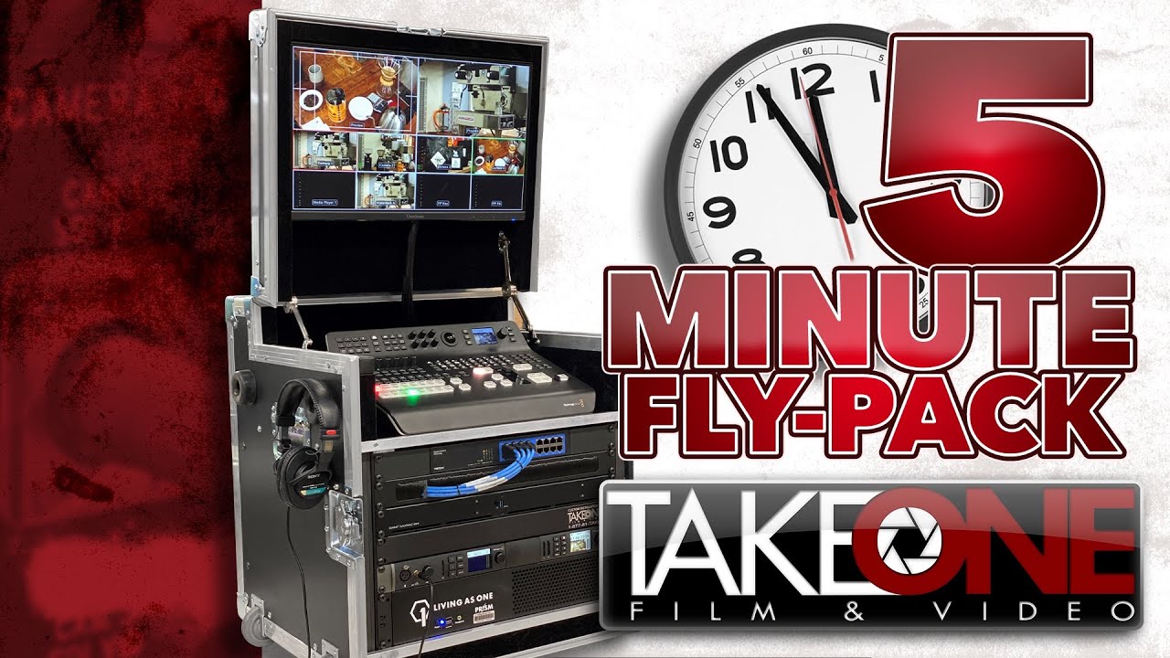 5 MINUTE FLYPACK - Super Portable A/V Production Fly Pack System!