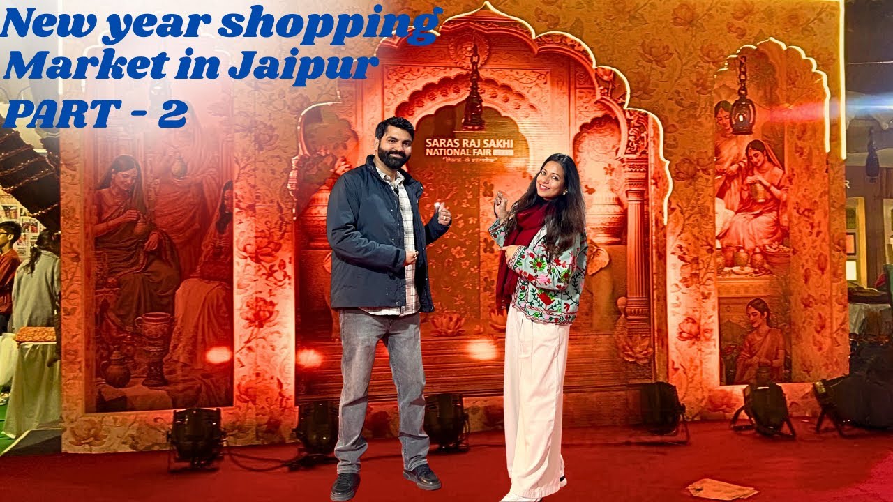 Jaipur me New Year shopping k liyea best market. Exhibition Jaha k seller apka dil chu lenge.