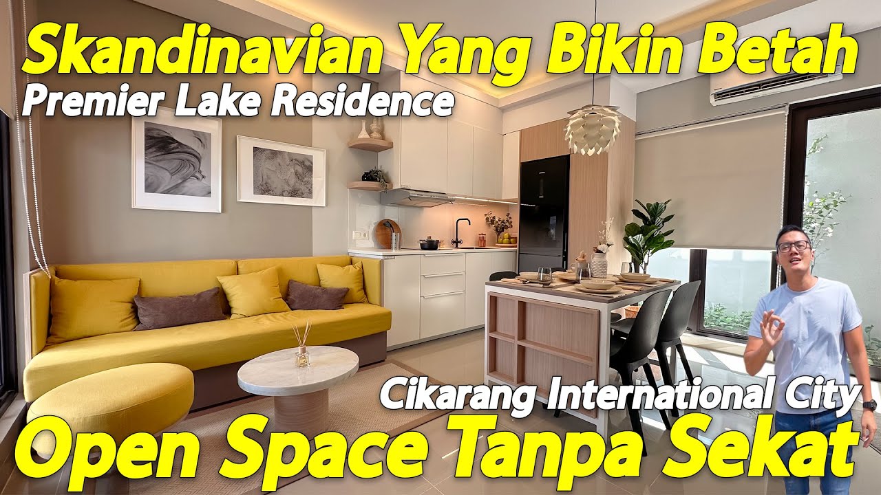 Rumah Open Space Gaya Skandinavian, Kelimutu, Premier Lake Residence