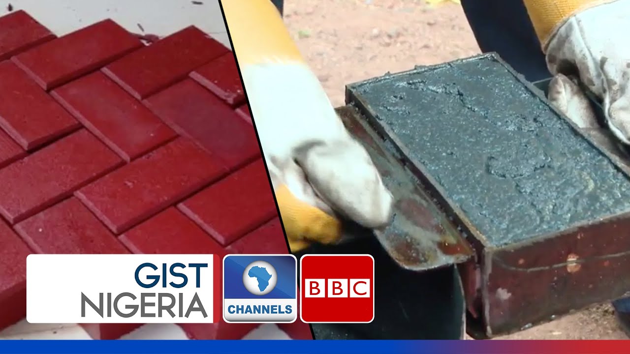 Mother Of Three Turns 'Pure Water' Sachets Into Interlocking Tiles