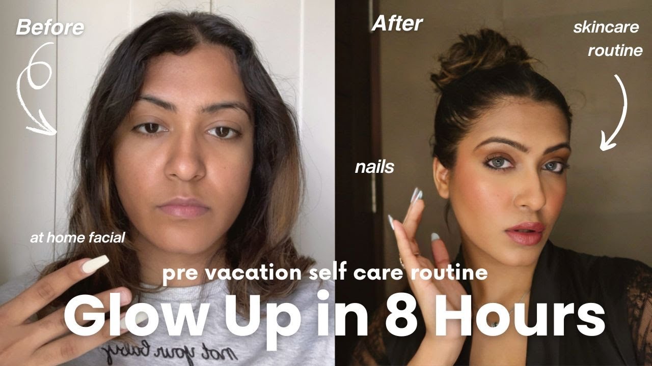 From Rat to BADDIE in 8 HOURS (at home) *Pre-Vacation GLOW UP Transformation*
