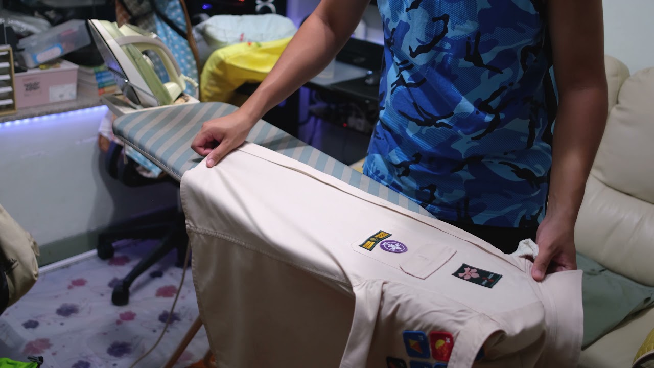 熨制服技巧 - 4 恤衫
