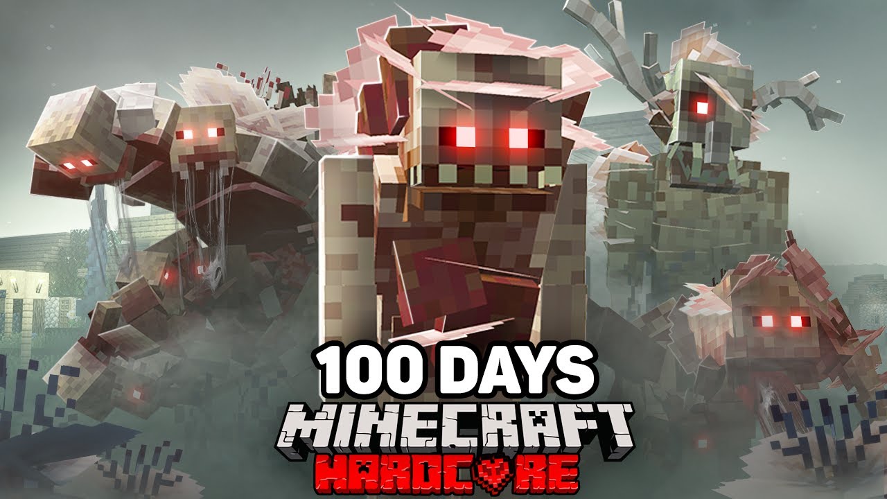 I Tried to Survive 100 Days in the Fungal Infection in Hardcore Minecraft