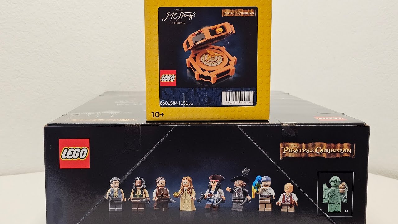 Распаковка LEGO ICONS 10365 Пиратский корабль капитана Джека Воробья