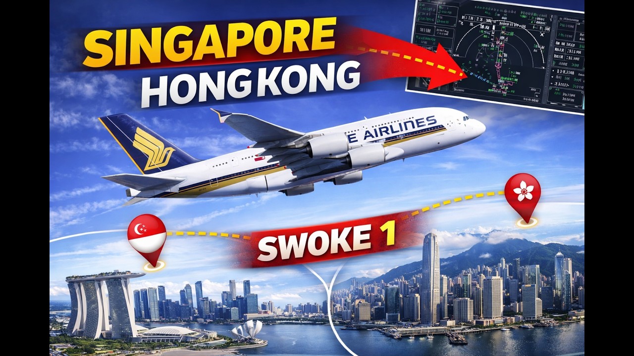 Flight Simulator 2024: A380-800 | Singapore ✈ Hong Kong | Full Flight | RTX 5070 Ti