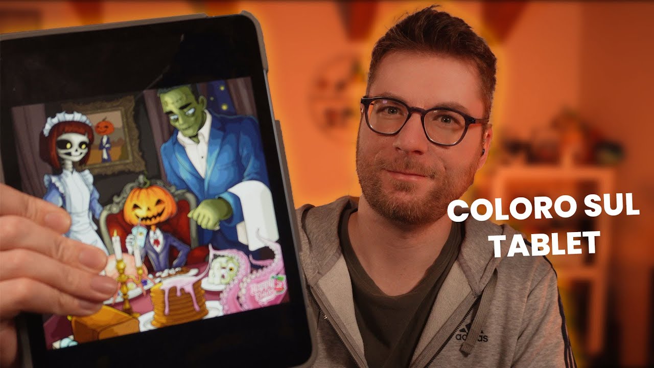 🎃 RILASSATI MENTRE COLORO un disegno di HALLOWEEN • ASMR ITA