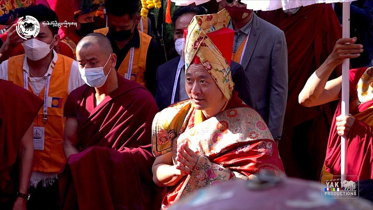 Enthronement ceremony of 43rd Sakya Trizin begins at Thupten Namgyal Ling