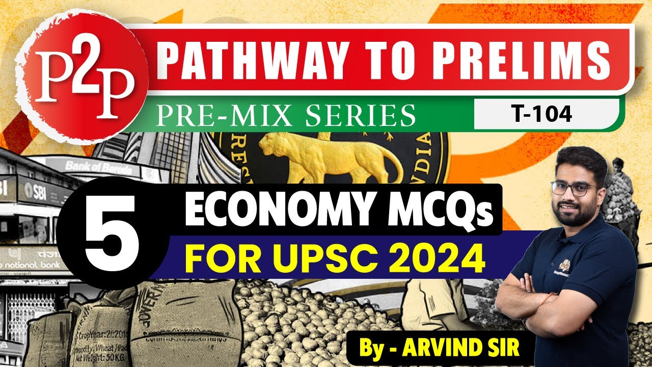 Can You Solve These IMPORTANT MCQs from Economy??? || UPSC Prelims 2024