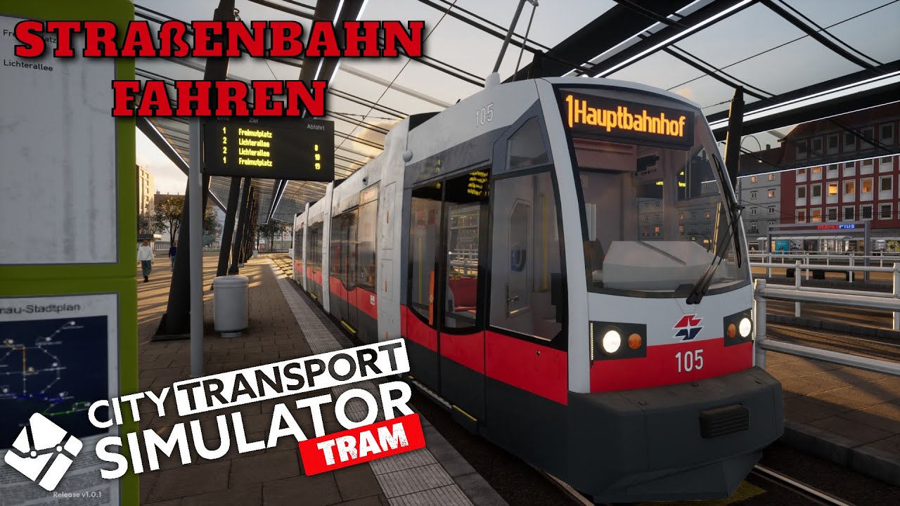 City Transport Simulator: TRAM #01 | Straßenbahn Simulator in der Vollversion | GAMEPLAY