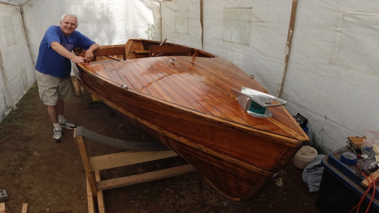 Repairing a Giesler Cedar Strip Boat, Finished Part 10