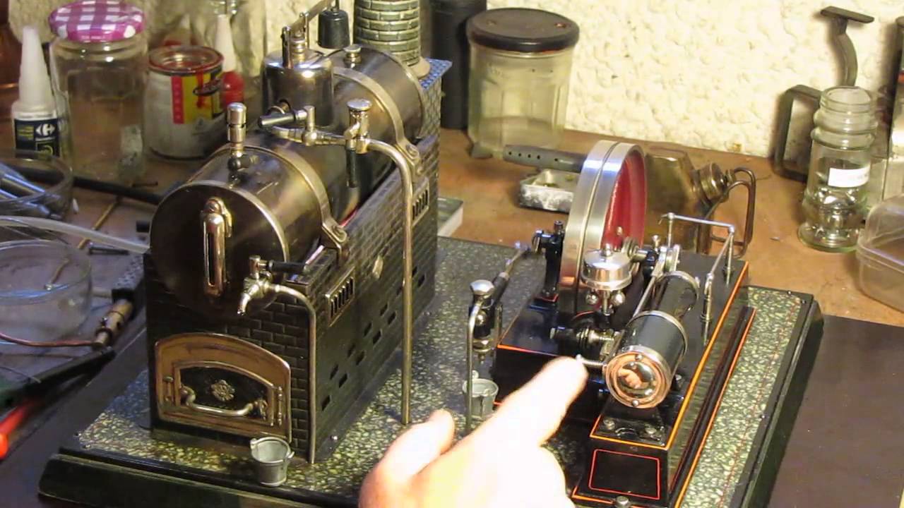 Steaming my 1912 Bing 130/280 model steam engine