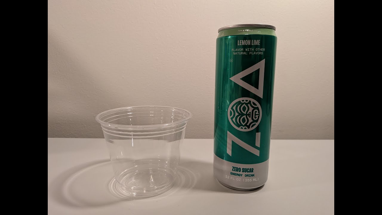 Solid Lemon Lime Energy Drink! | ZOA Lemon Lime Flavor  | Whispered First Try