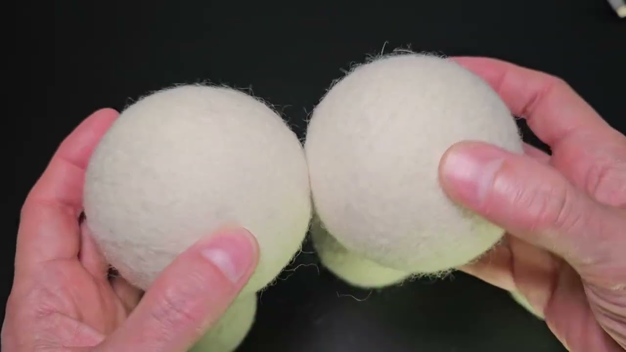 Bolas de secado XXL 8 cm para secadora de ropa, Buenas bolas de lana para secadoras